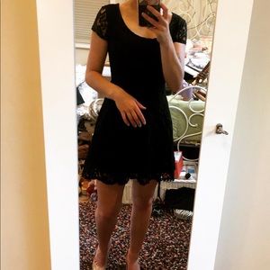 LBD! Lace with see through back. Classic and cute.